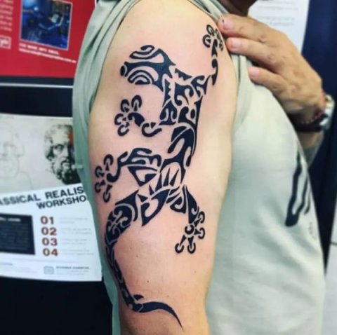 Guest - Gecko: real inked placement tattoo photo thumbnail