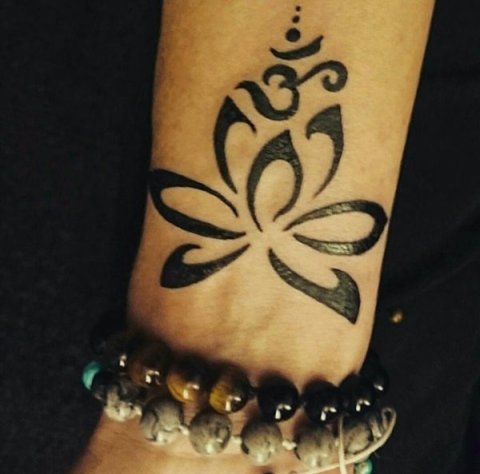 Guest - lotus aum: real inked placement tattoo photo thumbnail