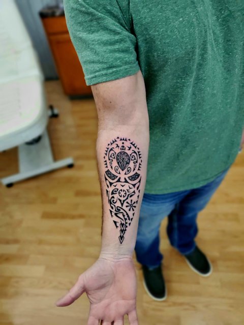 Jeff - Family tattoo: real inked placement tattoo photo thumbnail