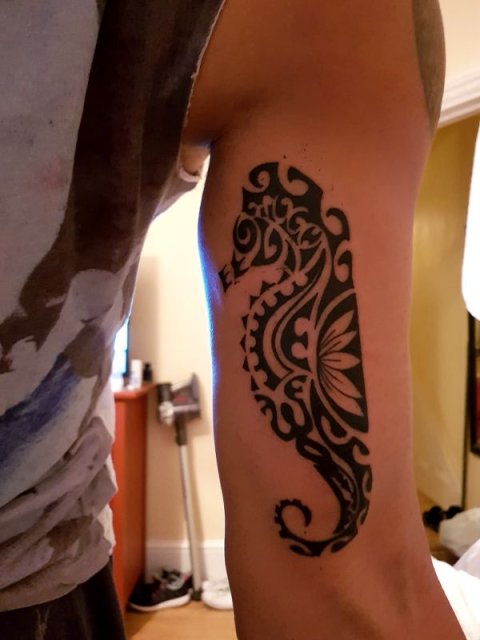 Ladislav - Kiore moana: real inked placement tattoo photo thumbnail