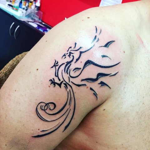Pietro - SDD phoenix: real inked placement tattoo photo thumbnail