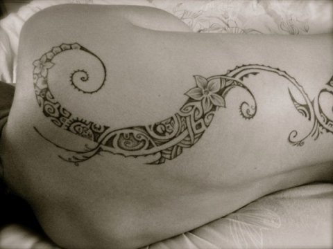 Tanne - Poly mix back: real inked placement tattoo photo thumbnail