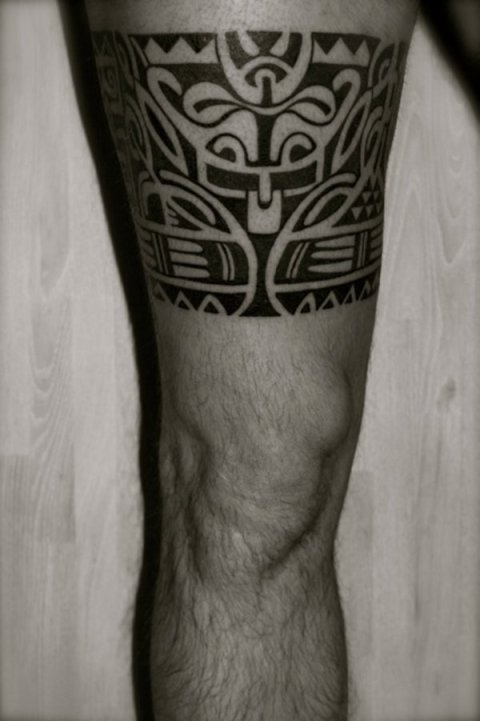 Tanne - legband: real inked placement tattoo photo thumbnail
