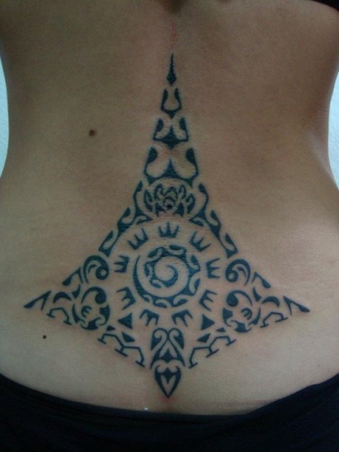 Tiki tattoo - Maramatanga: real inked placement tattoo photo thumbnail
