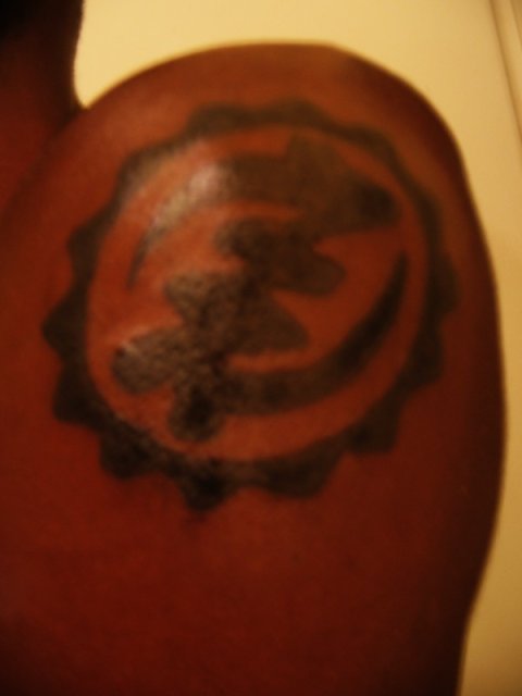 eBlack - Nyame Ye Ohene: real inked placement tattoo photo thumbnail